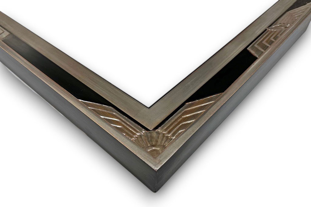 Alcyon, Sculpté Gatsby argent noir