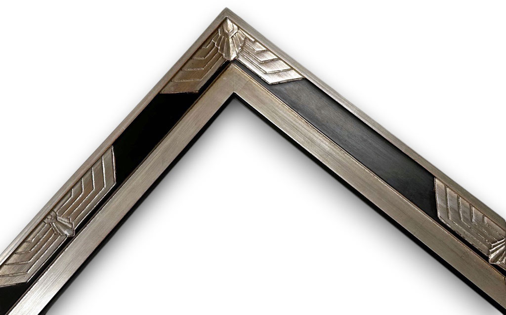 Alcyon, Sculpté Gatsby argent noir