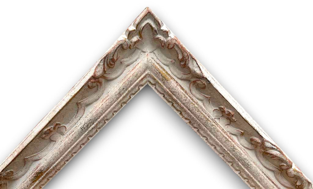 Lemnos, Sculpté Louis XIV gris blanc